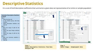 Compute Descriptive Statistics GDP Hypothesis Testing A RESEARCH STUDY ANALYSIS | PPTX