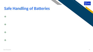 Comprehensive Battery Safety and Handling Procedures for Industrial ...
