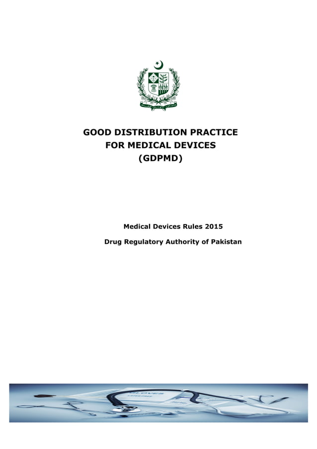 Good Distribution Practices For Medical Devices PDF