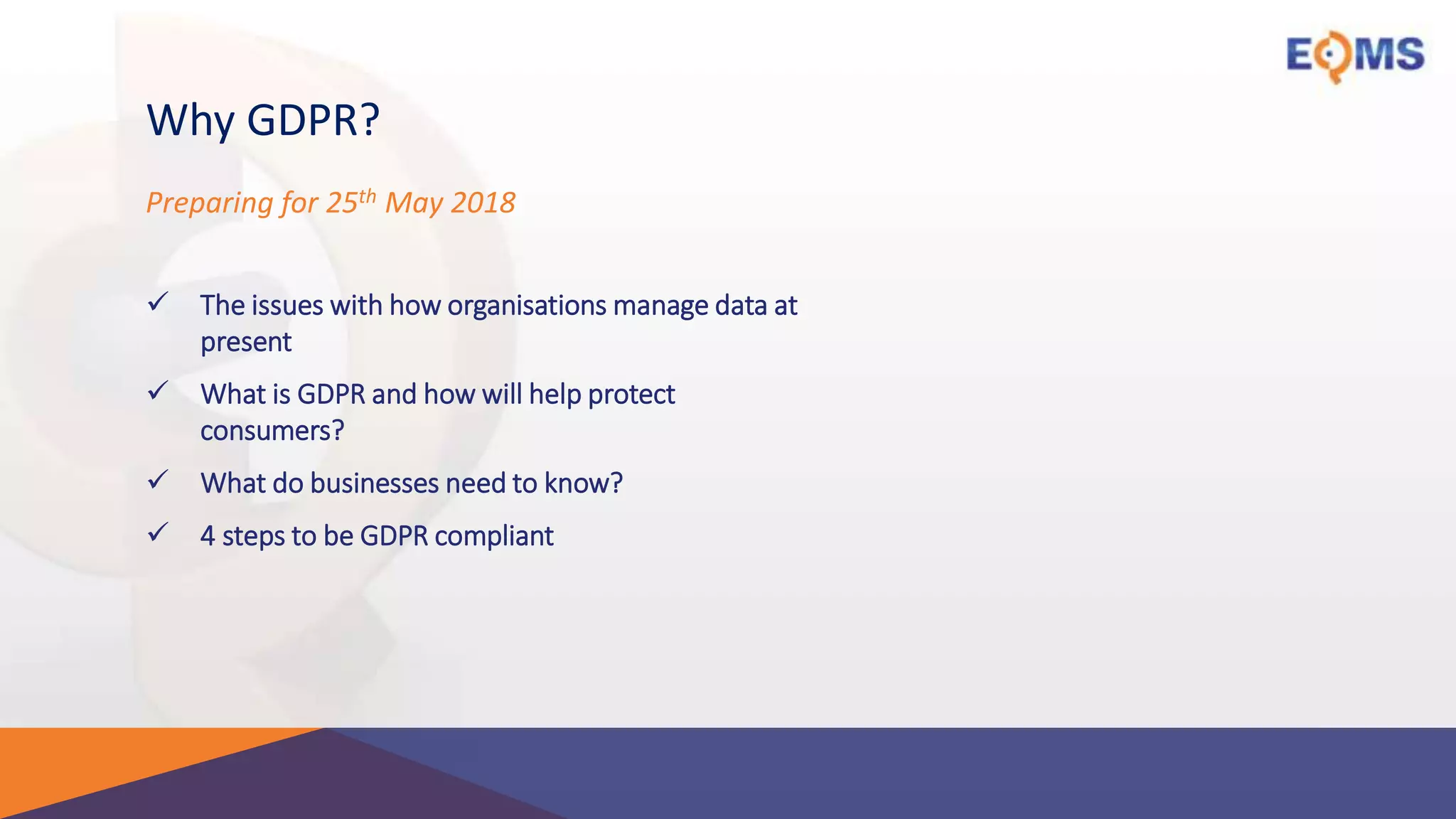Preparing for GDPR: General Data Protection Regulation - Stakeholder ...
