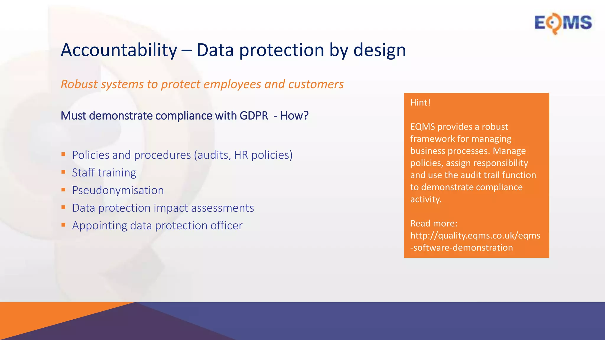Preparing for GDPR: General Data Protection Regulation - Stakeholder ...