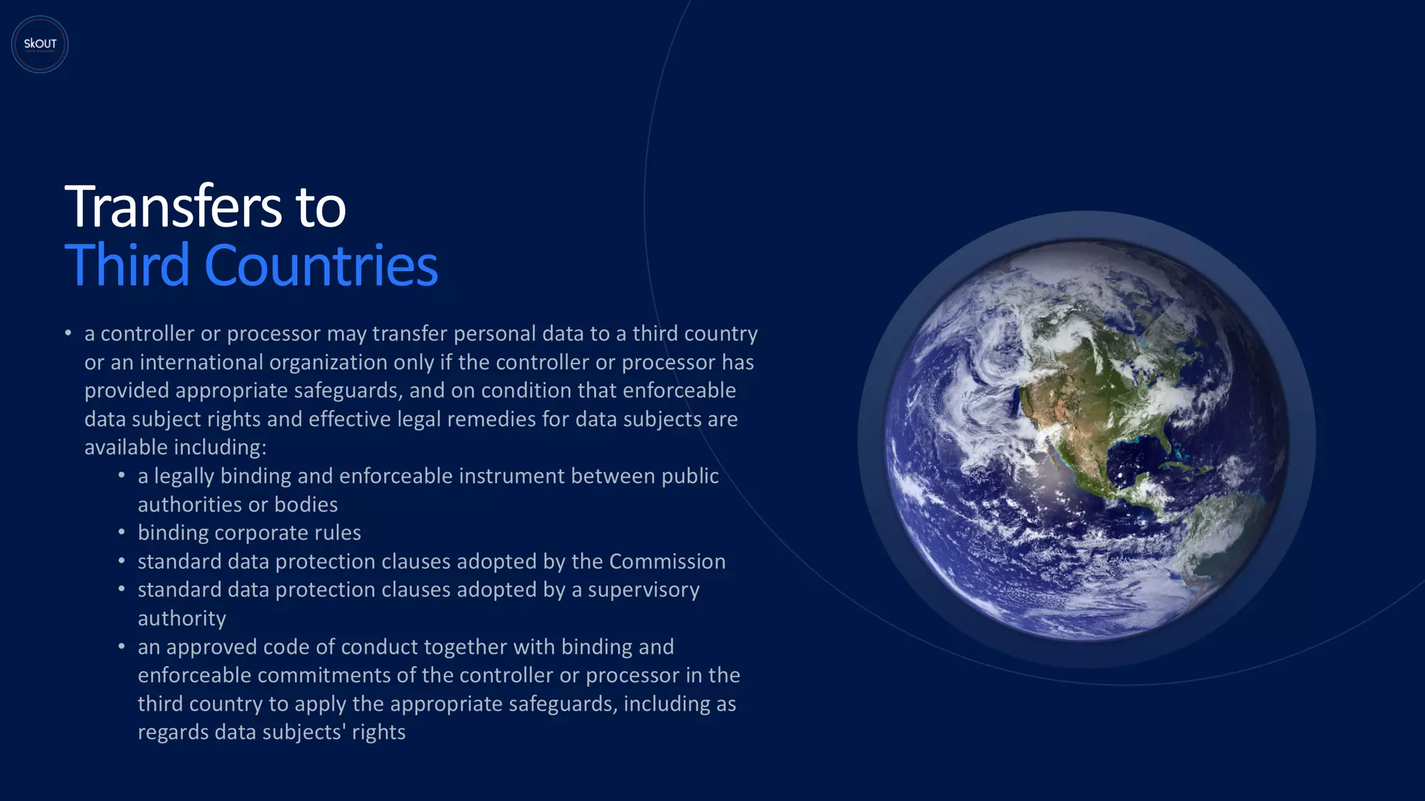 Transfers to
Third Countries
 