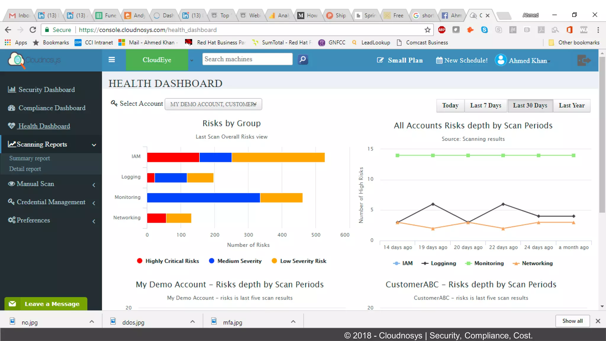 © 2018 - Cloudnosys | Security, Compliance, Cost.
 