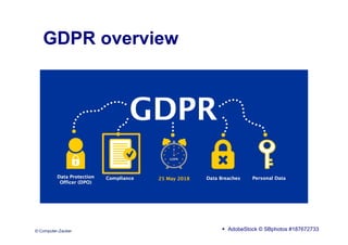 © Computer-Zauber
GDPR overview
 AdobeStock © SBphotos #187672733
 