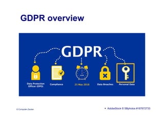 © Computer-Zauber
GDPR overview
 AdobeStock © SBphotos #187672733
 