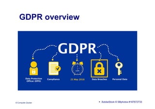 © Computer-Zauber
GDPR overview
 AdobeStock © SBphotos #187672733
 