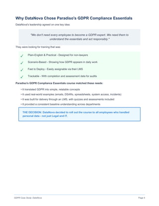 Gdpr Essentials Training Answers.pdf From GDPR Panic to Process: A Real-World GDPR Compliance Training Case ...