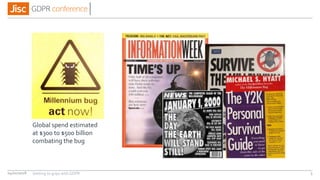 04/01/2018 3
Global spend estimated
at $300 to $500 billion
combating the bug
Getting to grips with GDPR
 