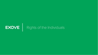 Rights of the Individuals
 