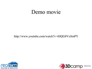 Demo movie http://www.youtube.com/watch?v=tHQG8VxSmPY 