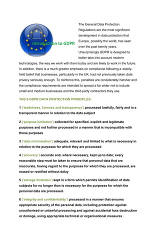 The Essential Guide to GDPR | PDF