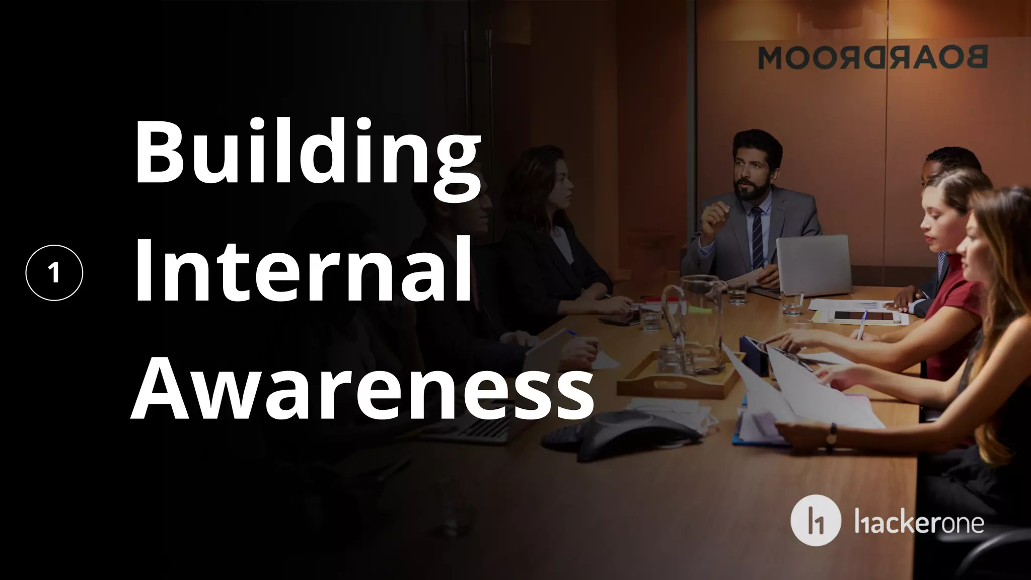 Building
Internal
Awareness
1
 