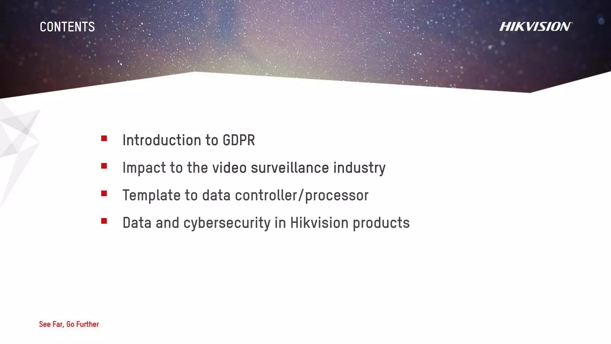Hikvision General Data Protection Regulations (GDPR) | PPT