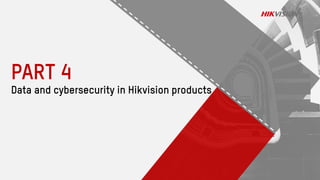 Hikvision General Data Protection Regulations (GDPR) | PDF