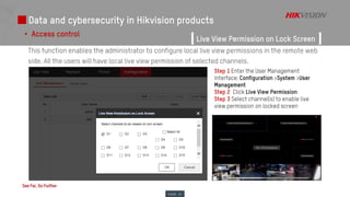 Hikvision General Data Protection Regulations (GDPR) | PDF