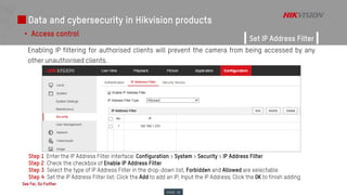 Hikvision General Data Protection Regulations (GDPR) | PDF