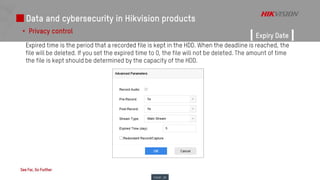 Hikvision General Data Protection Regulations (GDPR) | PDF