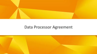 -Data Processor Agreement
 