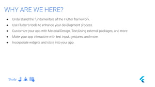 Flutter study jam 2019 | PDF