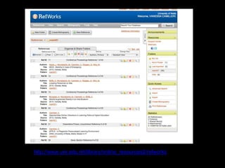 http://www.um.edu.mt/library/online_resources2/refworks
 
