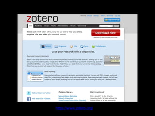 https://www.zotero.org/
 