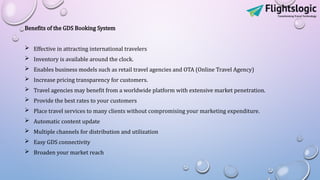 Gds Rate Loading Icon GDS Booking System | GDS Travel System | PPTX