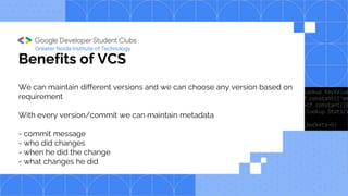 GDSC23 - Github Workshop Presentation.pptx