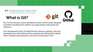 GDSC23 - Github Workshop Presentation.pptx