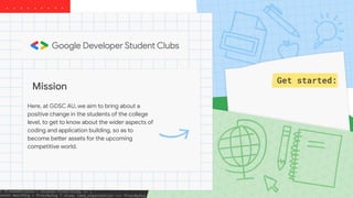 Google Developer Student Club Avantika University Info Session