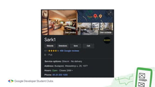 GDSC ELTE - Info Session