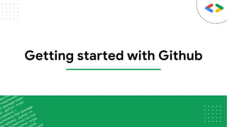 GDSC GIT AND GITHUB | PDF