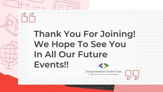 Thank You For Joining!
We Hope To See You
In All Our Future
Events!!
 