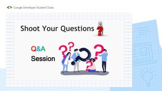 Q&A
Session
Shoot Your Questions
 