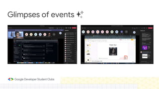 Glimpses of events ✨
 