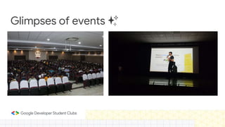 Glimpses of events ✨
 