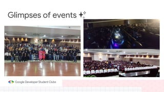 Glimpses of events ✨
 