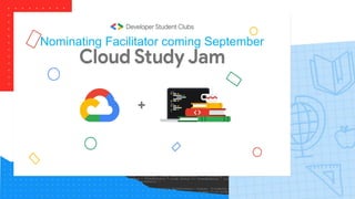 Nominating Facilitator coming September
 