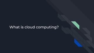 Presentation on introduction to cloud computing for gdsc info session ...