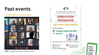 Past events
Orientation ceremony
 