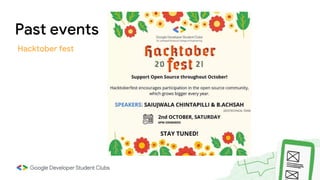 Past events
Hacktober fest
 