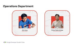 Operations Department
 