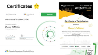 Certiﬁcates
 