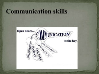 Communication skills
 