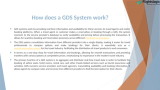 GDS System | Travel GDS Software | Amadeus GDS System | PPTX