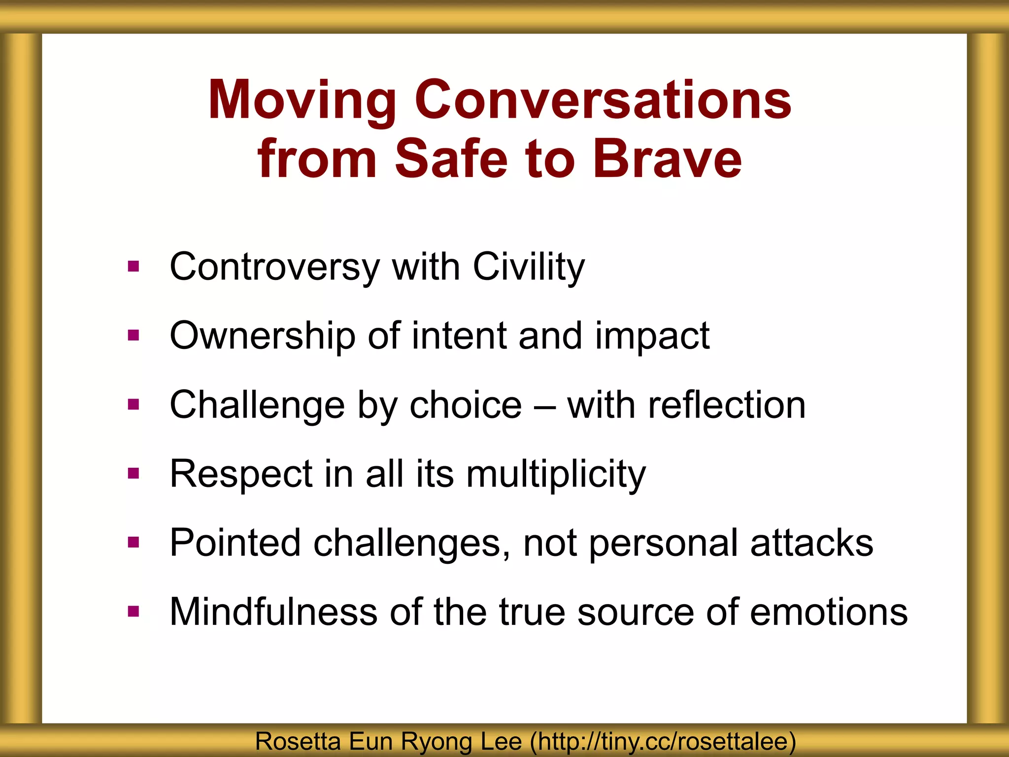 GDS Courageous Conversations | PPTX