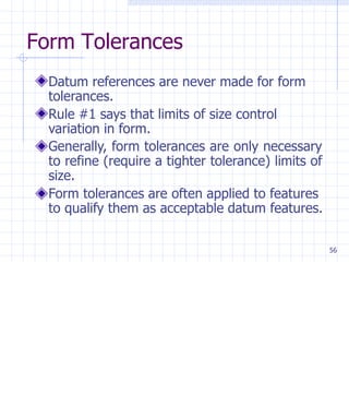 Geometric dimensioning and tolerancing (GD&T) | PPTX