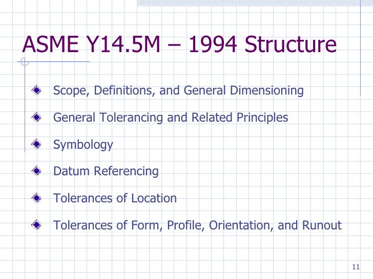 Asme Y14 5 Tolerance Chart