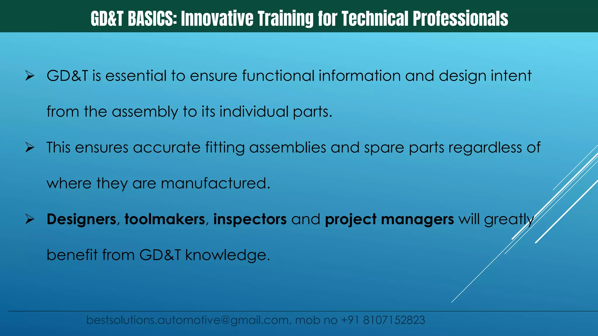 GD&T Fundamentals Training | PDF | Business and Finance