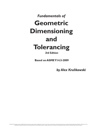 GEOMETRIC DIMENSIONING AND TOLERANCING 3ED | PDF