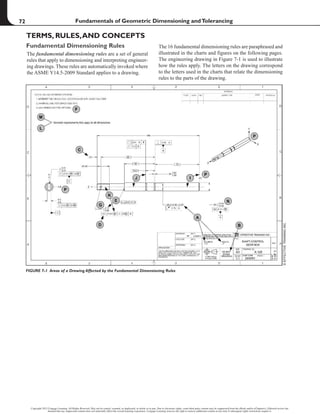 Geometric Dimension Chart.pdf GEOMETRIC DIMENSIONING AND TOLERANCING 3ED | PDF